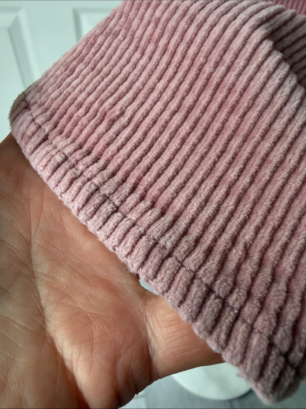 Kut from the Kloth Dusty Rose Corduroy Button Down Top, Size XS. - Picture 4 of 15